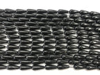 Black Shungite Teardrop Gemstone Loose Beads 15 inch Strand Materials for Jewelry Bracelet Necklace Handmaking Wholesale