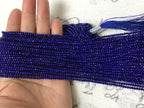 Lapis Lazuli 2-3mm Faceted Round Gemstone Loose Beads 15 Inch Strand for Jewelry Making — DIY Bracelet Necklace Supplies for Beaders, Crafters  & Wholesale Buyers