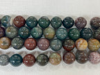 India Agate 20mm Round Gemstone Loose Beads 15 Inch Strand for Jewelry Making — DIY Bracelet Necklace Supplies for Beaders, Crafters  & Wholesale Buyers