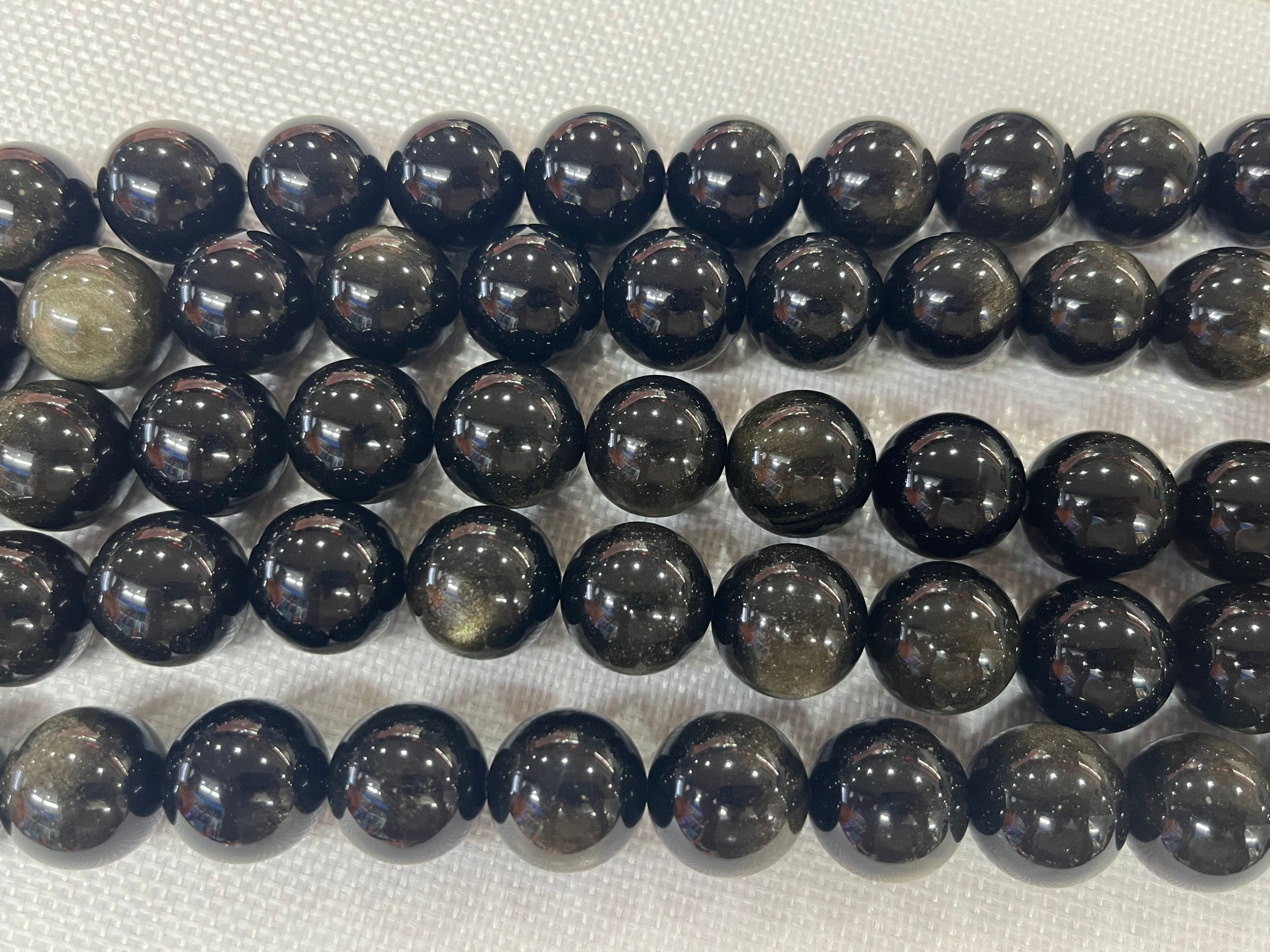 Golden Obsidian 19-20mm Round Gemstone Loose Beads 15 Inch Strand for Jewelry Making — DIY Bracelet Necklace Supplies for Beaders, Crafters  & Wholesale Buyers（副本）