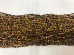 Brown Tiger Eyes 2-3mm Round Gemstone Loose Beads 15 Inch Strand for Jewelry Making — DIY Bracelet Necklace Supplies for Beaders, Crafters  & Wholesale Buyers