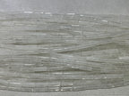 Clear Crystal 4x13mm Column Gemstone Loose Tube Beads 15 inches