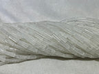 Clear Crystal 4x13mm Column Gemstone Loose Tube Beads 15 inches