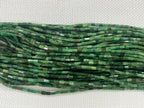 Africa Green Jade 2x4mm Cuboid Gemstone Loose Tube Beads 15 inches