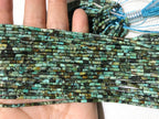 Africa Turquoise 2x4mm Column Gemstone Loose Tube Beads 15 inches