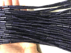 Blue Sandstone 4x13mm Column Gemstone Loose Tube Beads 15 inches