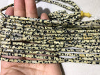 Dalmatian Jasper 4x13mm Column Gemstone Loose Tube Beads 15 inches
