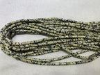 Dalmatian Jasper 4x13mm Column Gemstone Loose Tube Beads 15 inches