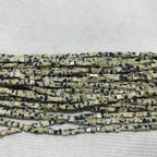 Dalmatian Jasper 2-2.5mm Cube Gemstone Loose Beads 15 Inch Strand for Jewelry Making — DIY Bracelet Necklace Supplies for Beaders, Crafters  & Wholesale Buyers