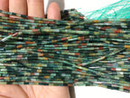 India Agate 2x4mm Column Gemstone Loose Tube Beads 15 inches