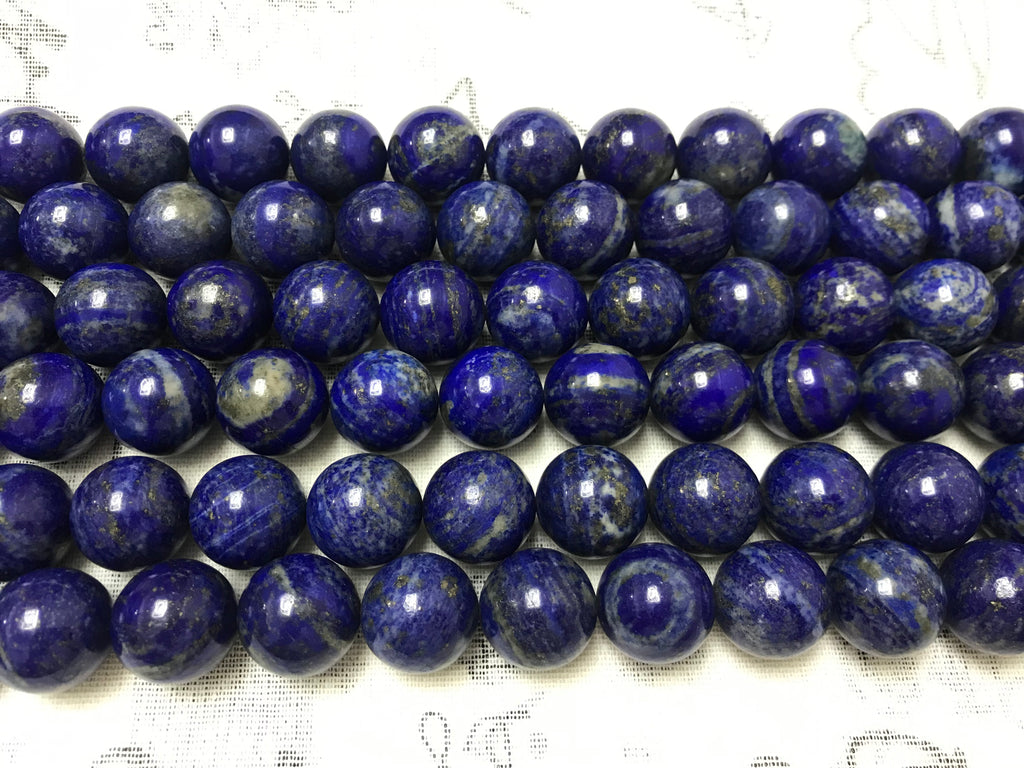 Lapis Lazuli 19-20mm Round Blue Gemstone Grade AB Loose Beads 15 Inch Strand for Jewelry Making — DIY Bracelet Necklace Supplies for Beaders, Crafters  & Wholesale Buyers