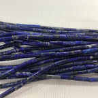 Blue Lapis Lazuli 4x13mm Column Gemstone Loose Tube Beads 15 inches Strand Materials For Jewelry Bracelet Necklace Handmaking Wholesale