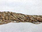 Brown Picture Jasper 2x4mm Column Gemstone Loose Tube Beads 15 inches