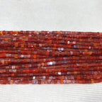Red Agate 2-2.5mm Cube Gemstone Loose Beads 15 Inch Strand for Jewelry Making — DIY Bracelet Necklace Supplies for Beaders, Crafters  & Wholesale Buyers