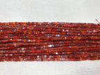 Red Agate 2-2.5mm Cube Gemstone Loose Beads 15 Inch Strand for Jewelry Making — DIY Bracelet Necklace Supplies for Beaders, Crafters  & Wholesale Buyers