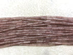 Red Strawberry Quartz 4x13mm Column Gemstone Loose Tube Beads 15 inches