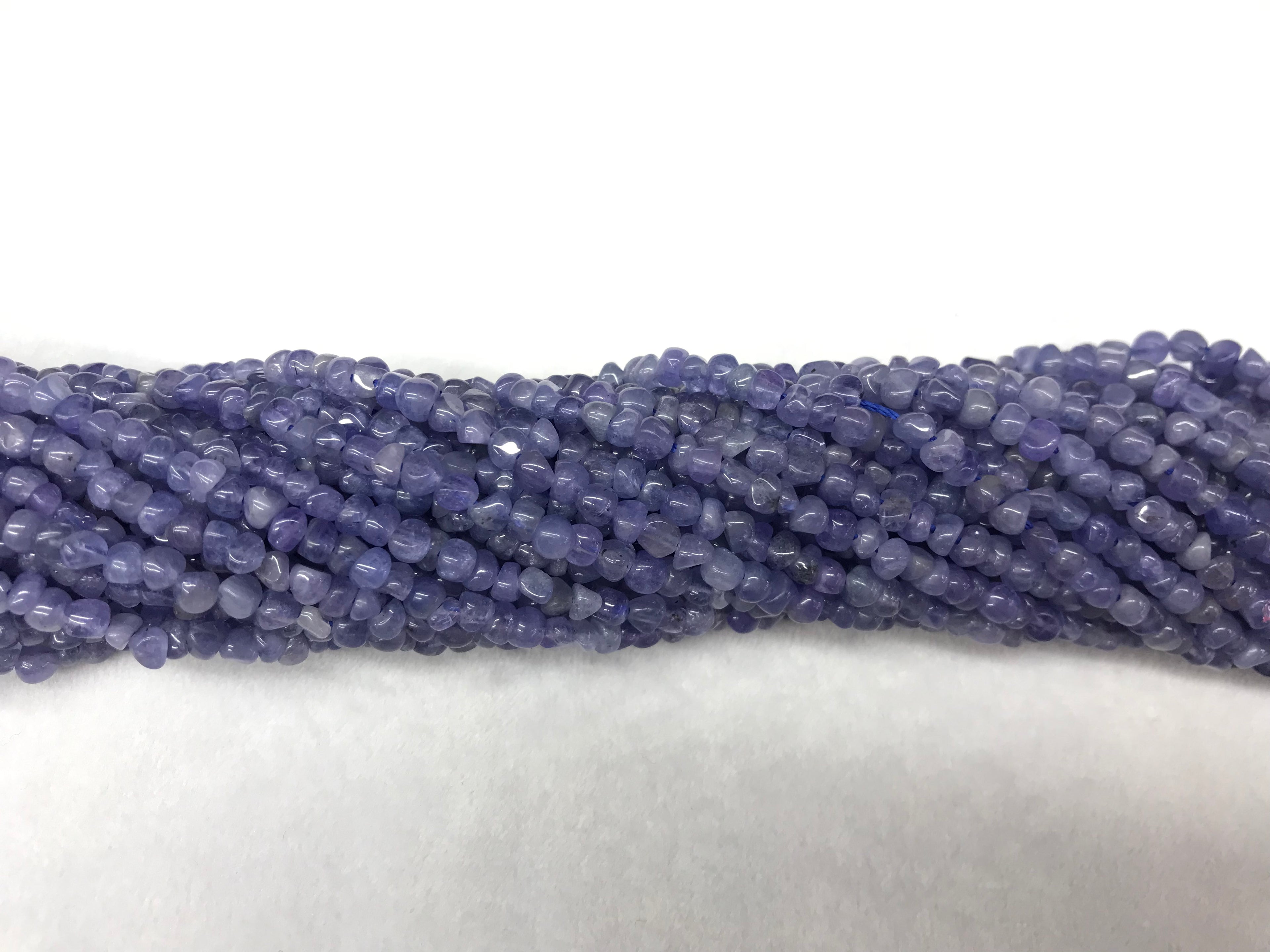 Tanzanite 3-4mm Nuggets Gemstone Grade A Loose Beads 16 inch