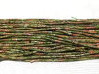 Unikite 2x4mm Column Gemstone Loose Tube Beads 15 inches